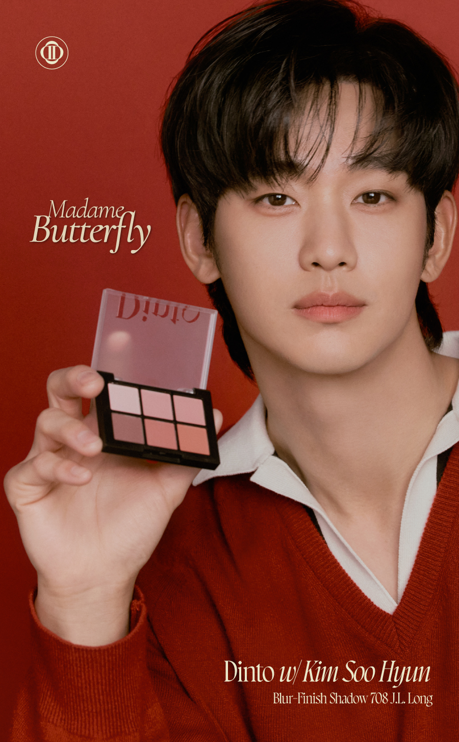 韓國 Dinto #Madame Butterfly Colleciton蝴蝶夫人系列 Blur Finish Shadow 6色全霧面眼影盤
