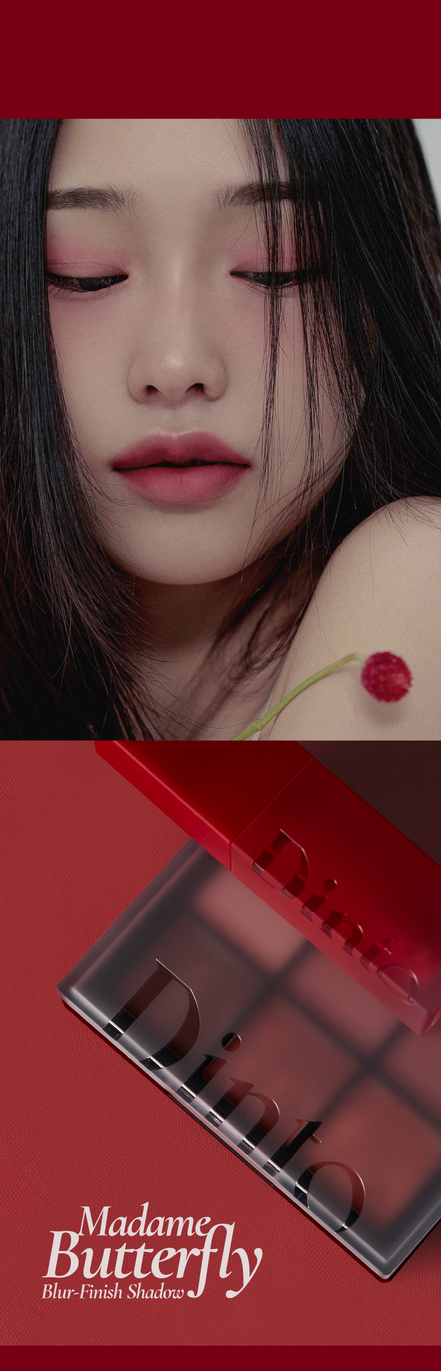 韓國 Dinto #Madame Butterfly Colleciton蝴蝶夫人系列 Blur Finish Shadow 6色全霧面眼影盤