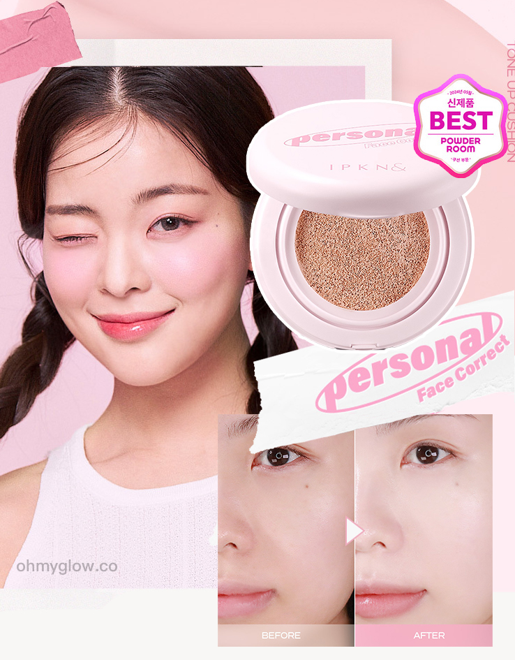 韓國 IPKN Personal Tone Up Cushion SPF 30 PA++ 個人色彩提亮調膚氣墊