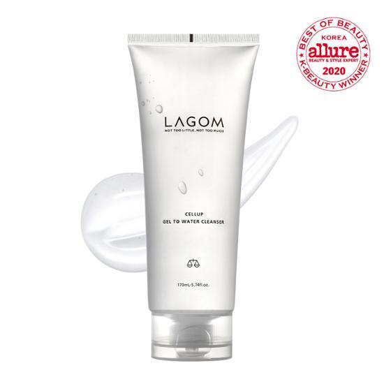 早上潔面 乾敏肌友好～韓國 LAGOM Cellup Gel To Water Cleanser 超溫和水潤啫喱-水潔面 - 170ml