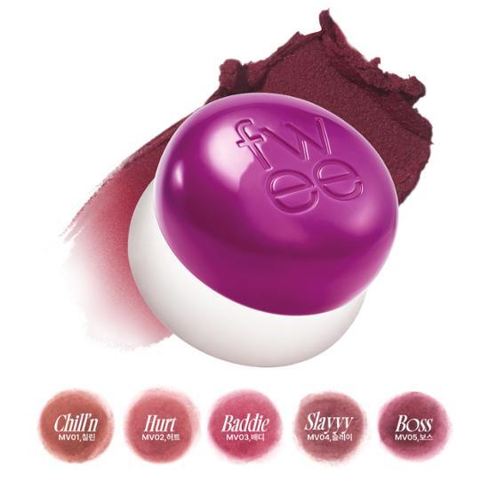 韓國 FWEE Lip & Cheek Blurry Pudding Pot 唇頰兩用霧面布丁霧泥唇霜 - 35色選擇