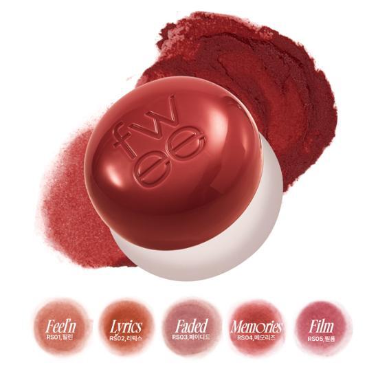 韓國 FWEE Lip & Cheek Blurry Pudding Pot 唇頰兩用霧面布丁霧泥唇霜 - 35色選擇
