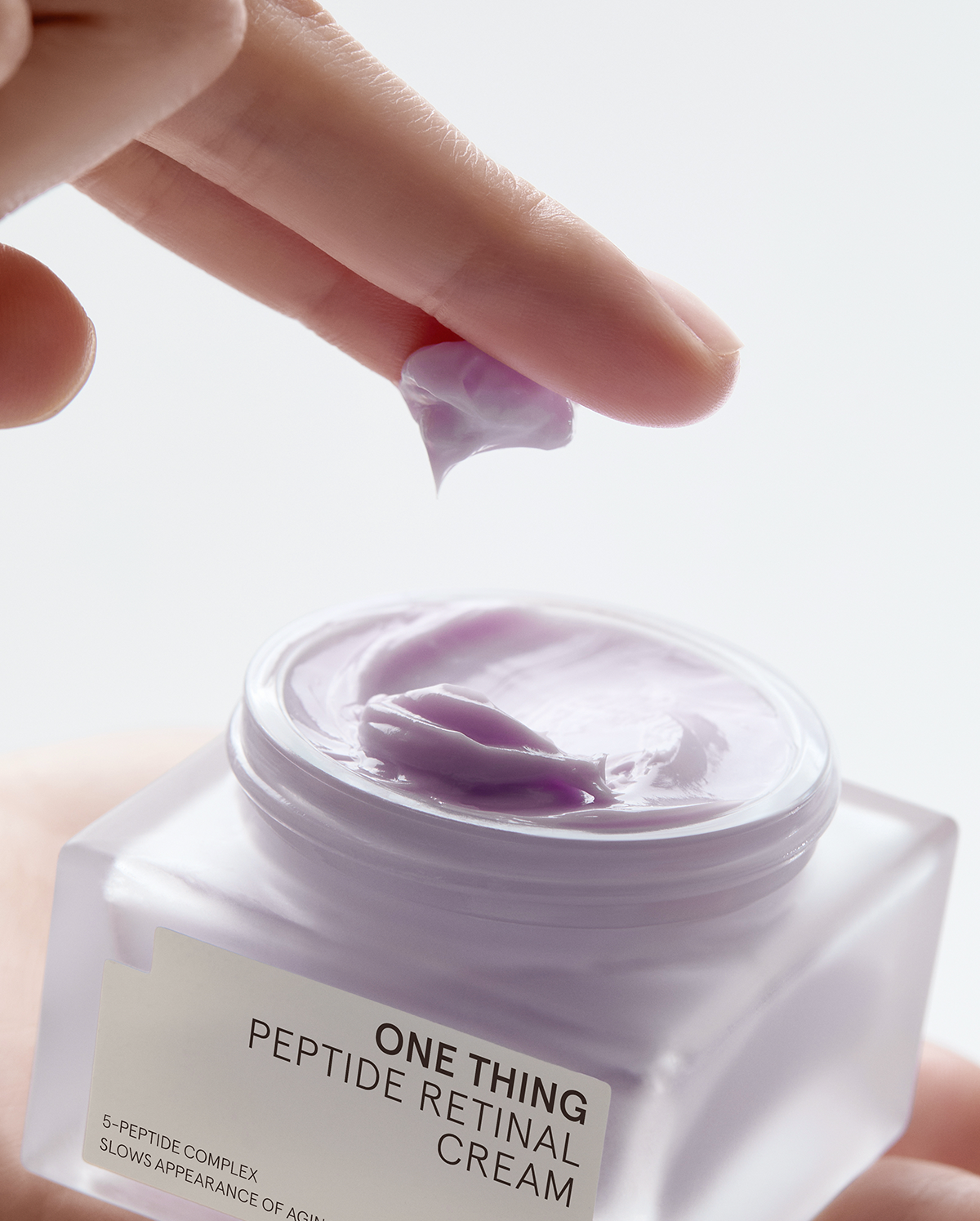 2週內由內而外緊緻～韓國 One thing Peptide Retinal Cream 5胜肽A醛視黃醛強效抗老減紋面霜 - 55ml