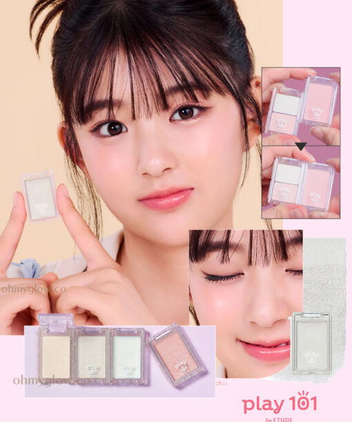 韓國平價彩妝 Play 101 by Etude Multi Blending Piece Highlighter (Powder / Cream) 單色高光粉/膏 - 4色選擇
