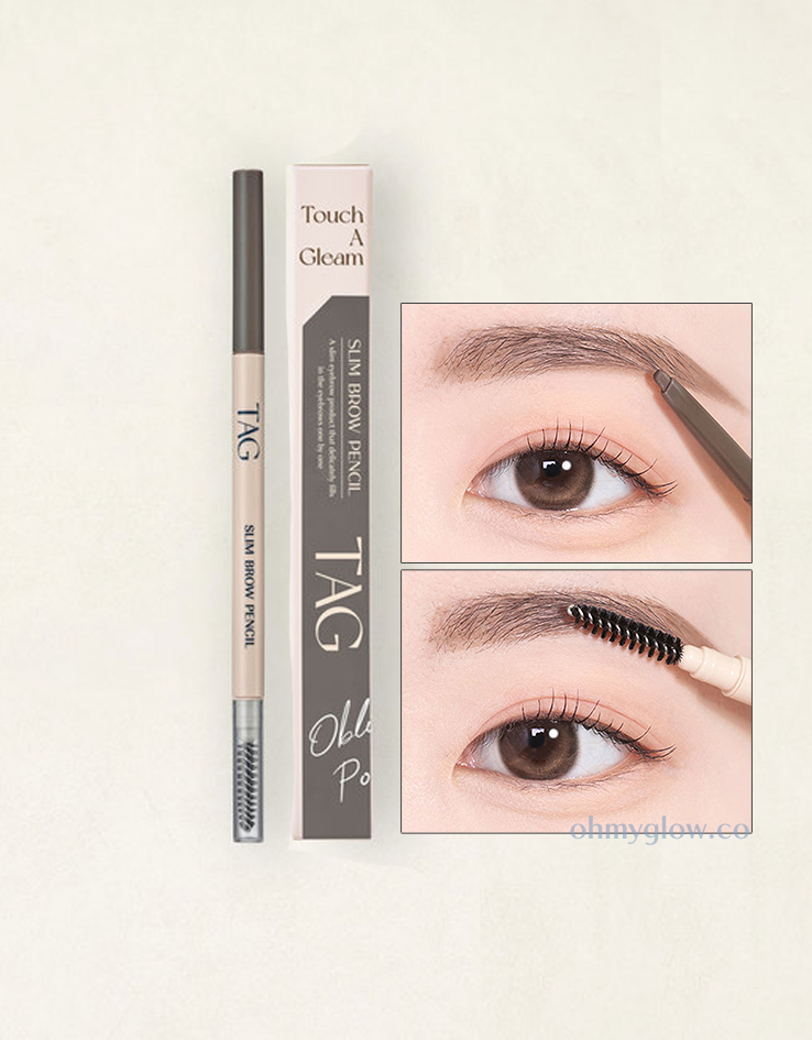 韓國平價彩妝 TAG X Too Cool For School Slim Brow Pencil 雙頭纖細眉筆 - 3色選擇