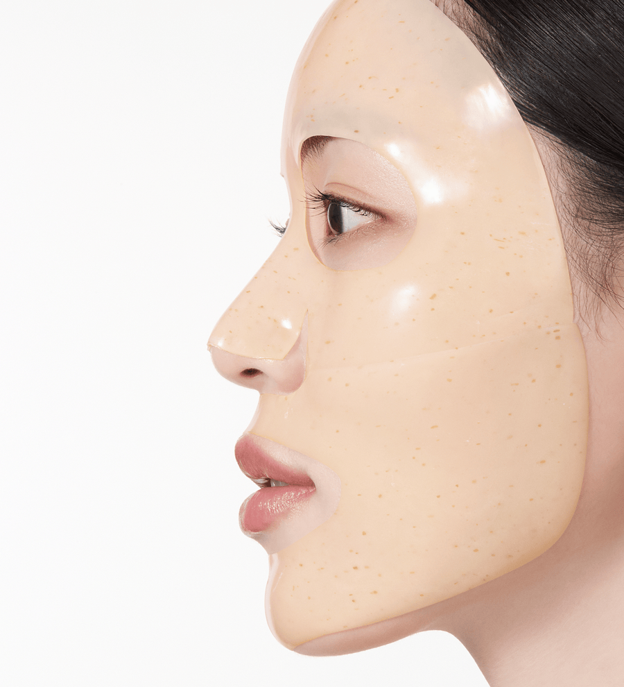 面膜敷後變透明 水光玻璃肌Get!韓國 ANUA Rice 70 Glow Collagen Mask 70% 米萃🌾神經醯胺低分子膠原蛋白水凝膠果凍面膜 4片裝 - 2種選擇