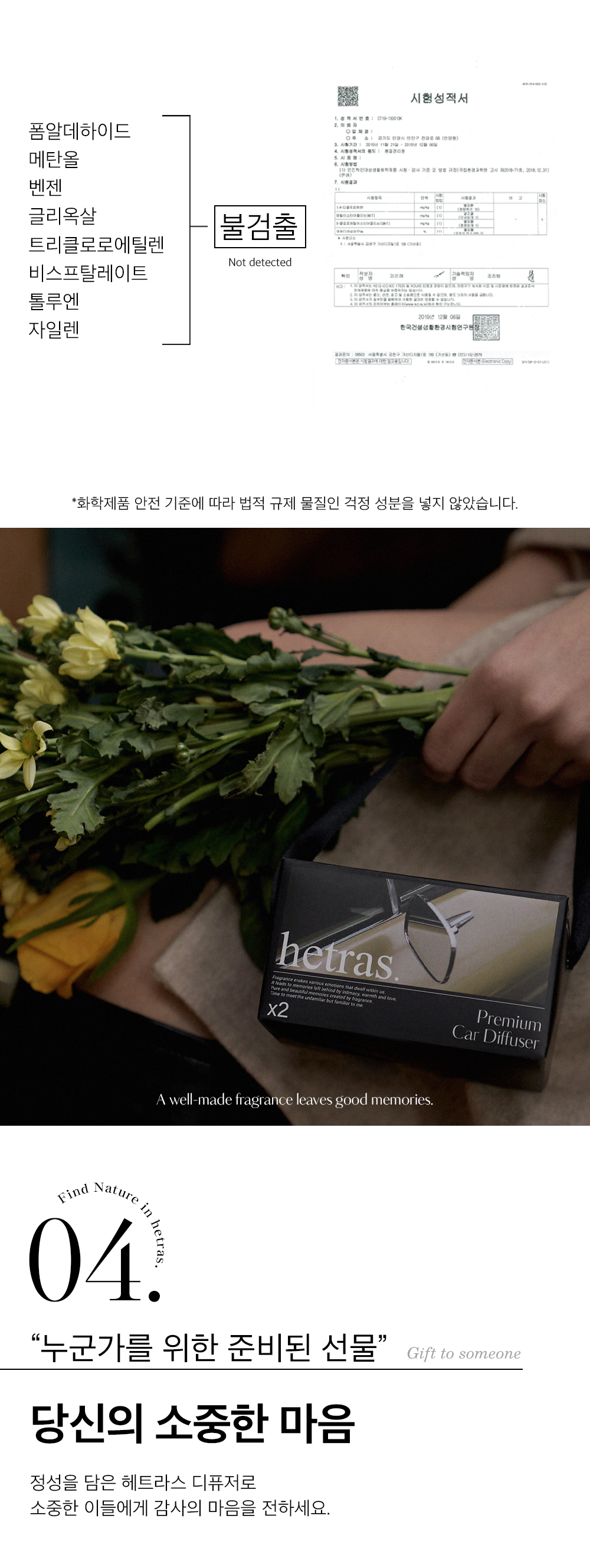 韓國hetras Premium Car Diffuser 2P Set 車用香薰擴香器 (一套2瓶77ml x 2) - 5款香味選擇