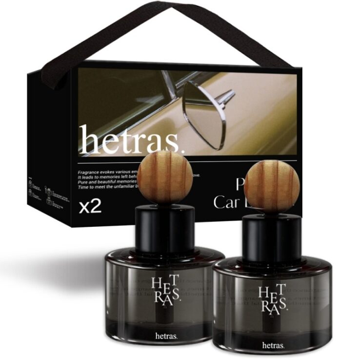 韓國hetras Premium Car Diffuser 2P Set 車用香薰擴香器 (一套2瓶77ml x 2) - 5款香味選擇
