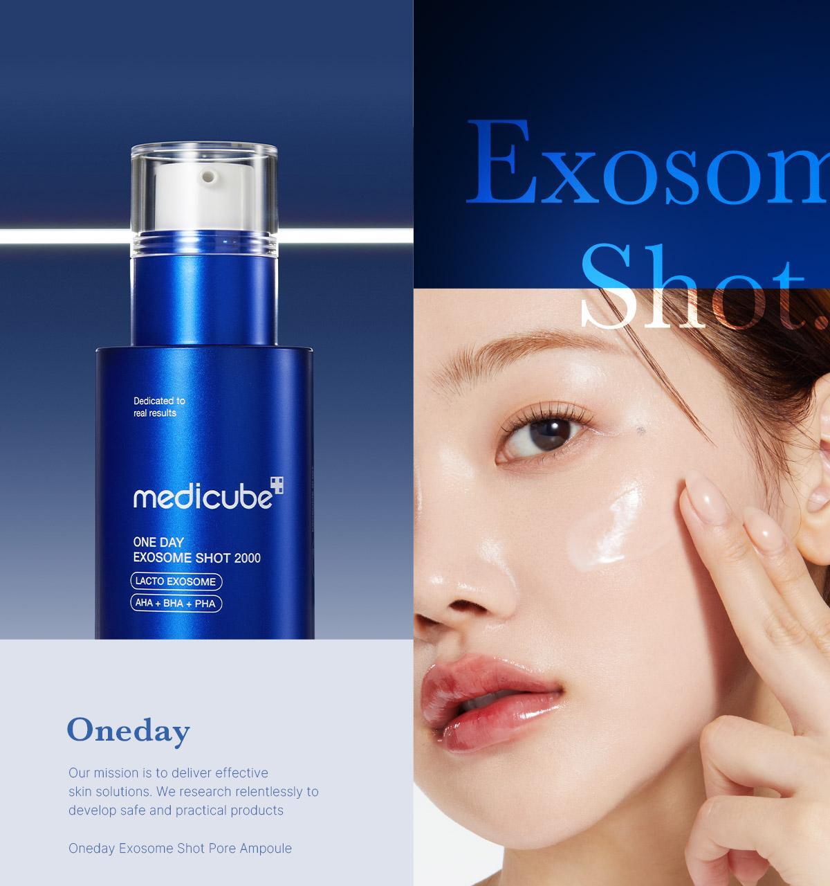 韓國 medicube One Day Exosome Shot Pore Ampoule 2000 ZERO微針全效毛孔安瓶 2,000ppm