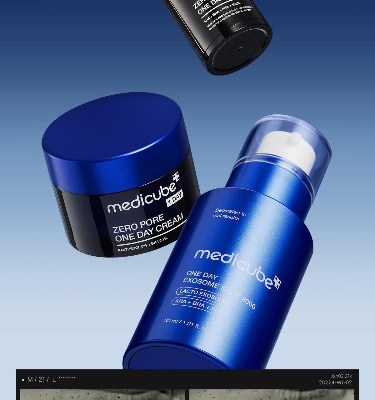 韓國 medicube One Day Exosome Shot Pore Ampoule 2000 ZERO微針全效毛孔安瓶 2,000ppm