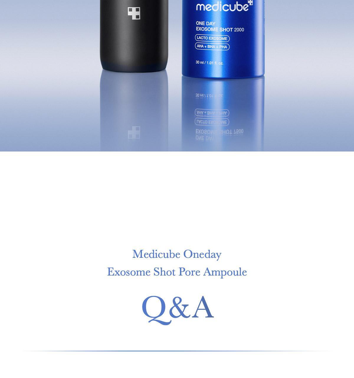 韓國 medicube One Day Exosome Shot Pore Ampoule 2000 ZERO微針全效毛孔安瓶 2,000ppm