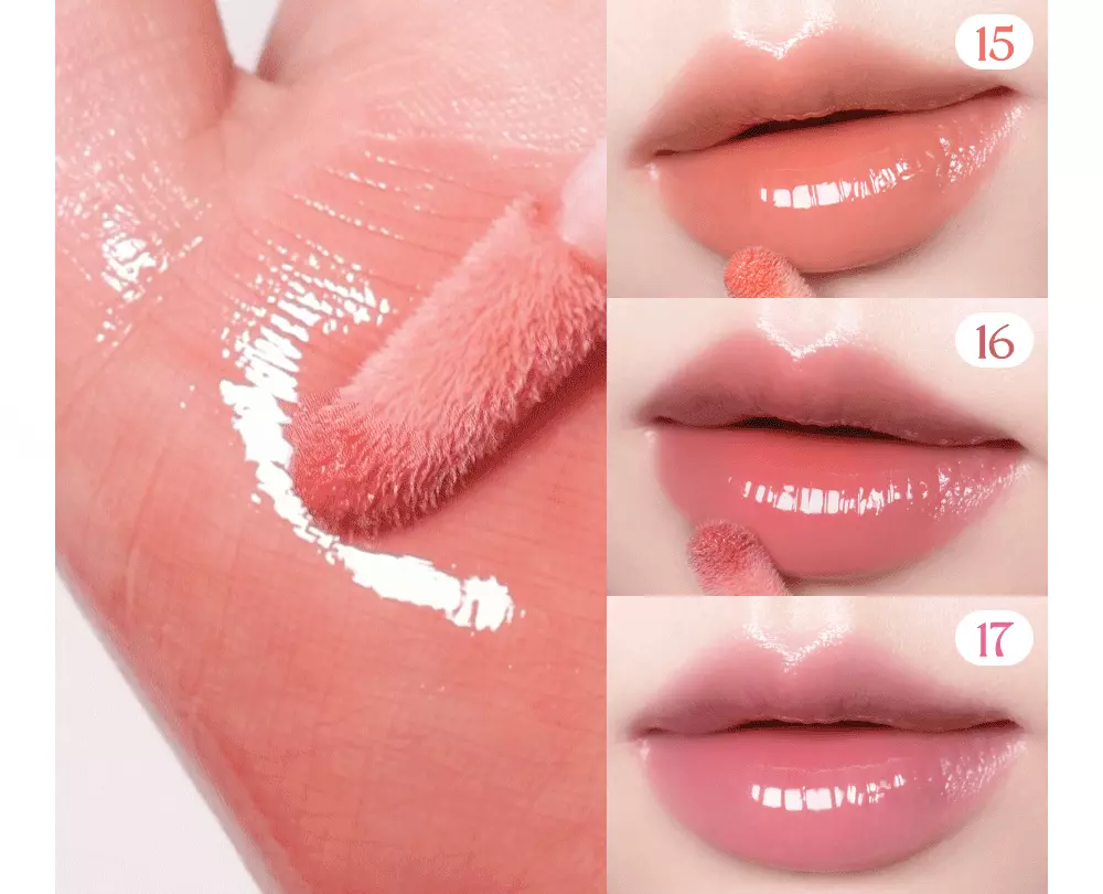 韓國 Peripera #Soft Berry🍓系列 新色入！peripera Ink Glasting Lip Gloss 持久亮澤唇蜜 (#01-17) - 17色選擇