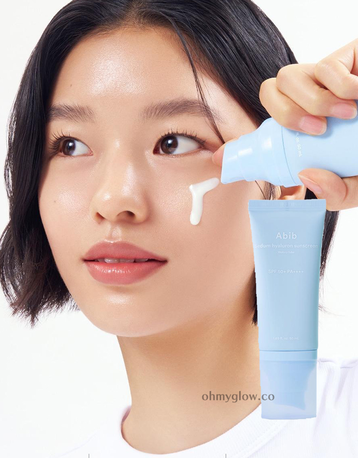 輕薄水潤款～韓國 ABIB Sedum Hyaluron Sun Serum Watery Tube SPF 50+ PA++++高純度透明質酸清爽水感保濕防曬精華乳 - 50ml