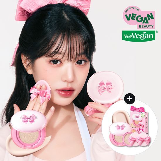 【限量Ballerina 🎀 Edition送Refill + 粉撲 】GlowPick🏆 天生無瑕陶瓷肌🥚～韓國 Amuse Ceramic Skin Perfector Cushion 完美陶瓷肌純素氣墊粉底 SPF40 PA++ - 4色選擇