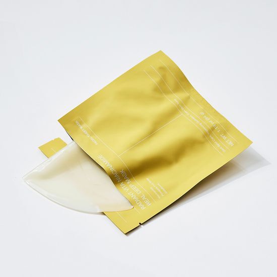 敷後變透明 韓國 Biodance Radiant Vita Niacinamide Real Deep Mask 光采穀胱甘肽維B美白提亮果凍面膜 1盒4片裝 - 2種選擇
