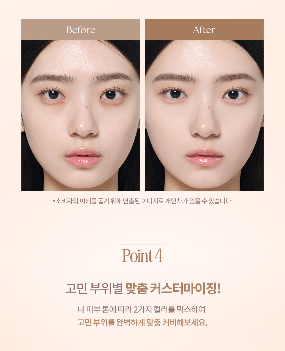 韓國 Dasique Pro Cover Dual Concealer Palette 雙色遮瑕調色盤內附遮瑕掃 - 4色調選擇