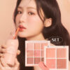 韓國 Dasique 🥛Milky Fruit🍊系列 Shadow Palette 果汁牛奶#32 Milky Apricot 眼影盤 + #18胭脂膏盤 優惠組合SET
