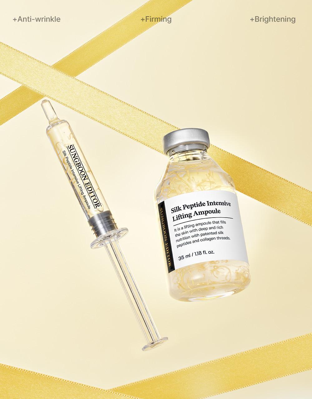 韓國Sungboon Editor Silk Peptide Intensive Lifting Ampoule 專業級絲蛋白多胜肽高濃縮密集拉提安瓶 - 35ml
