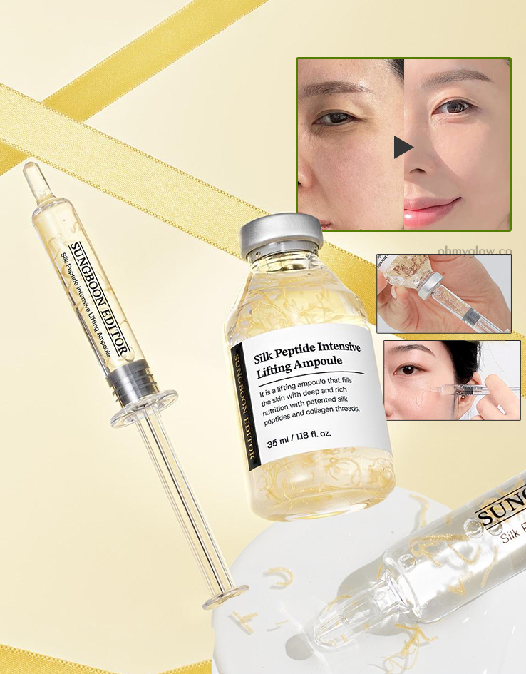 逆齡安瓶 2週密集提升～韓國 Sungboon Editor Silk Peptide Intensive Lifting Ampoule 專業級絲蛋白多胜肽高濃縮密集拉提安瓶 - 35ml