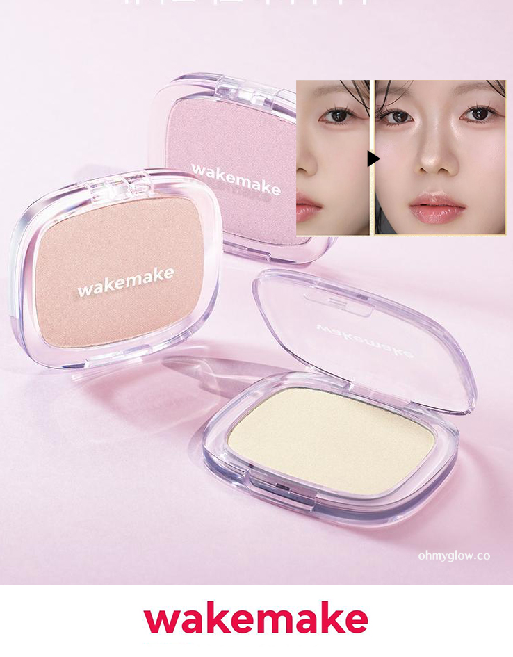 韓國 Wakemake Sheer Breeze Highlighter 水光自然閃耀高光盤 - 3色選擇