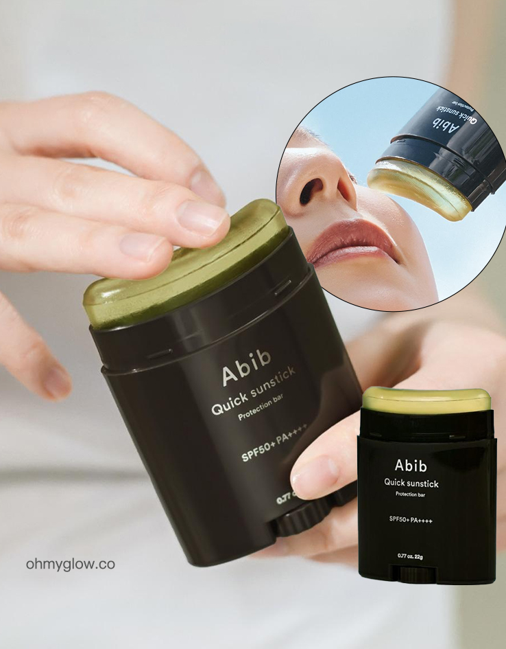 妝後補防曬🉑～韓國 ABIB Quick Sunstick Protection Bar SPF50+ PA++++ 透明不泛白清爽防曬棒