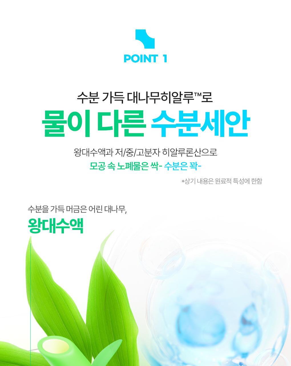 1+1優惠套裝~韓國 Bring Green 24年新版 Bamboo Hyalu Hydrating Cleansing Foam 高效透明質酸天然竹萃保濕泡泡潔面 - 120ml x 2