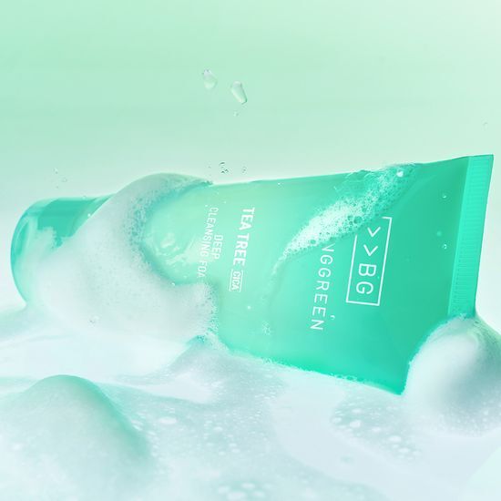 韓國 【1＋1優惠SET】Bring Green Tea Tree Cica Deep Cleansing Foam Double Set 茶樹積雪草深層潔淨泡泡洗面乳 - 120ml x 2