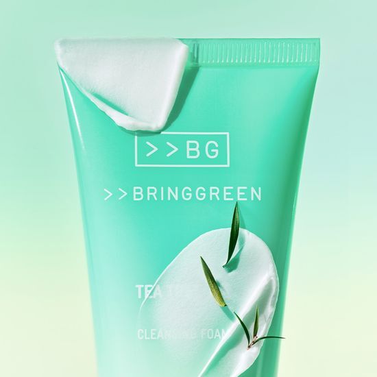 韓國 【1＋1優惠SET】Bring Green Tea Tree Cica Deep Cleansing Foam Double Set 茶樹積雪草深層潔淨泡泡洗面乳 - 120ml x 2