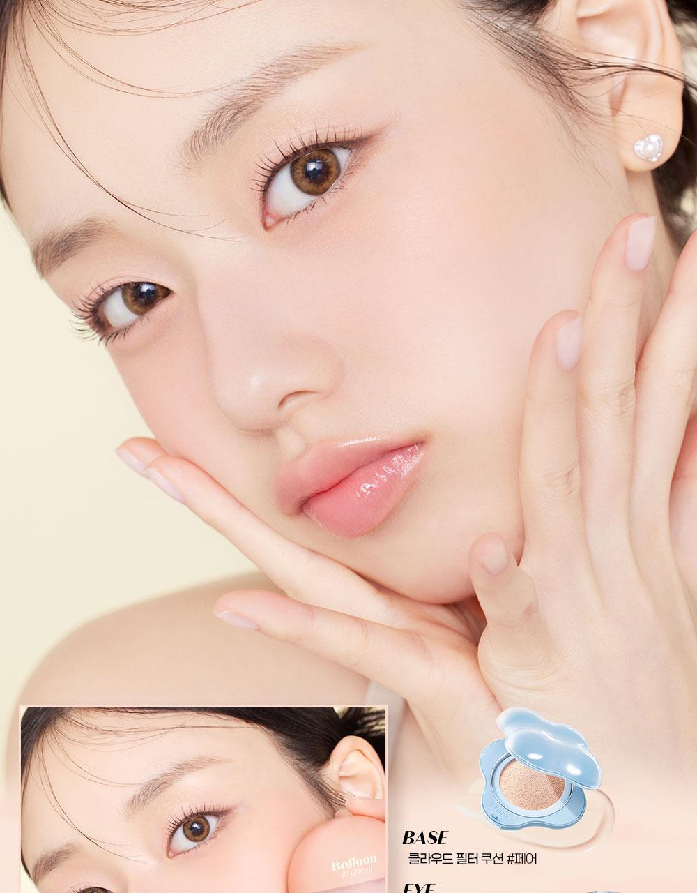 韓國 etude Balloon In Cheek 🎈氣球波波控油胭脂粉連粉撲 - 5色選擇