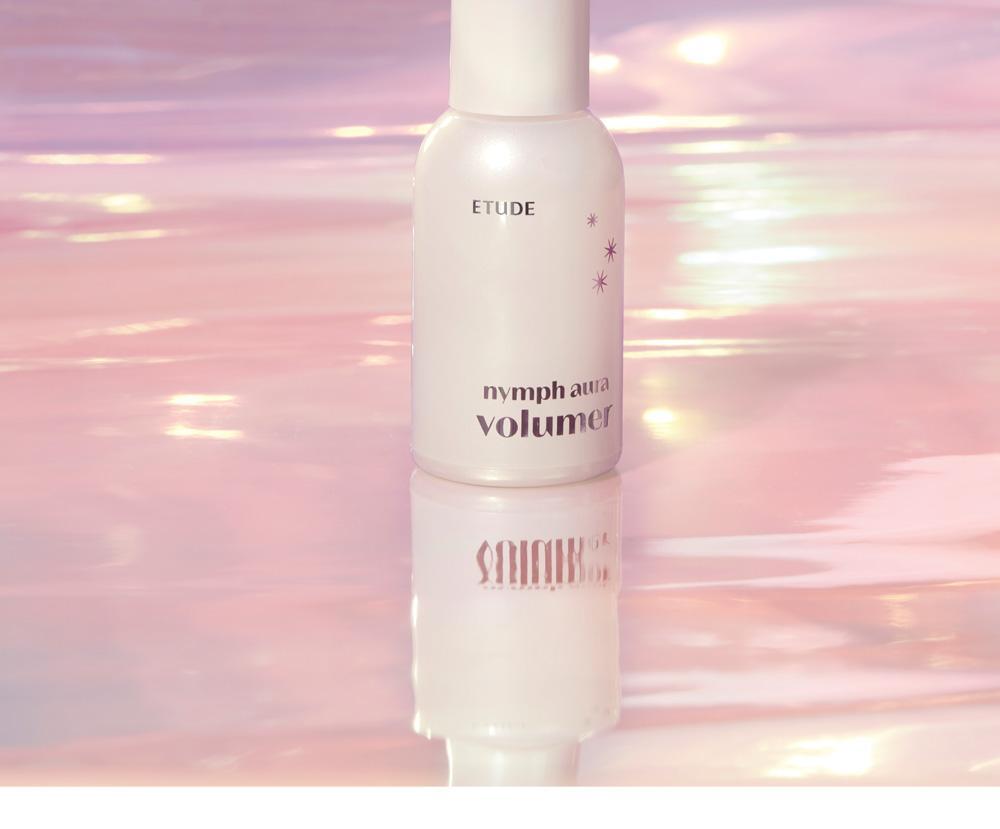 打造貼服水光肌~韓國 etude Nymph Aura Volumer 滋潤保濕自然亮澤底妝提亮乳