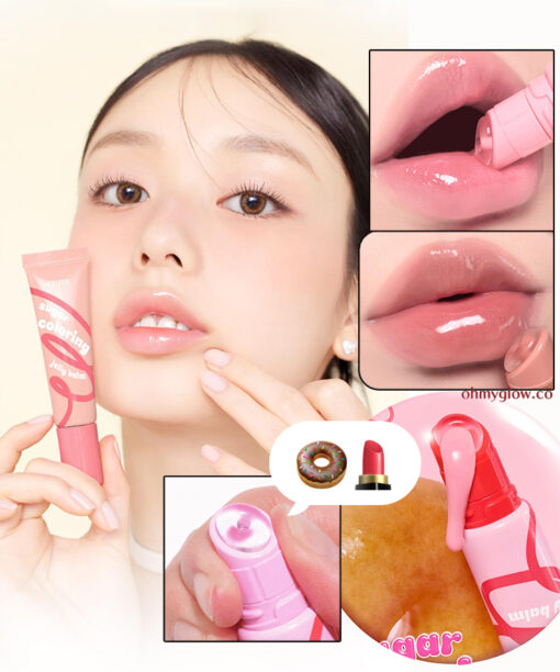 冬甩潤唇膏～韓國 etude Sugar Coloring Jelly Balm 糖果晶瑩果凍保濕潤唇膏 - 10色選擇