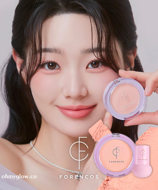 韓國 FORENCOS Blusher (#Pure / Bare / Fluor 系列) 人氣高CP胭脂連彈力小饅頭粉樸 - 多色選擇