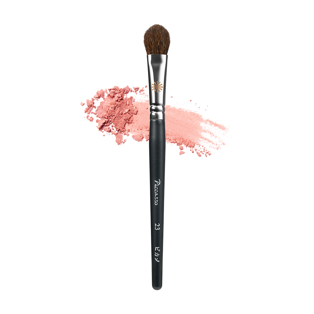 韓國 Piccasso Small Blusher 專業級黑柄精準細緻胭脂高光掃 #23