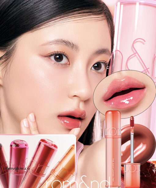 新版✨🔨～韓國 rom&nd romand The Juicy Lasting Tint 雙層光澤持久水亮果汁唇釉(#01-24) - 23色選擇