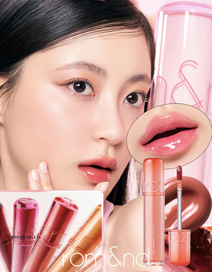新版✨🔨～韓國 rom&nd romand The Juicy Lasting Tint 雙層光澤持久水亮果汁唇釉(#01-24) - 23色選擇