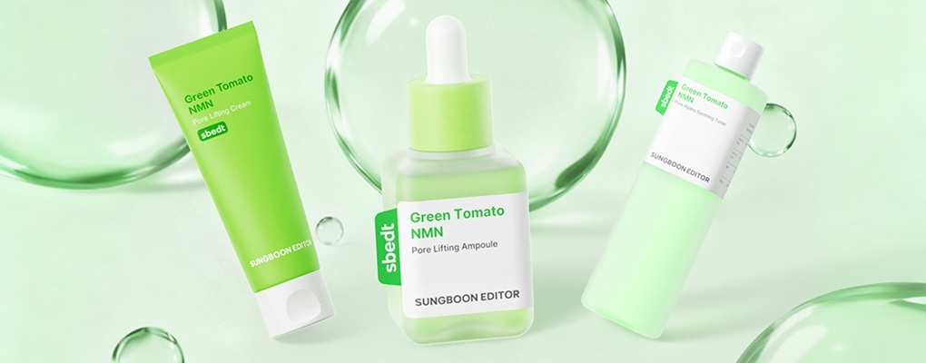 新升級35倍+綠番茄～韓國 Sungboon Editor Green Tomato NMN Pore Lifting Ampoule 專利綠番茄 X NMN 收毛孔緊緻拉提安瓶精華 - 40ml
