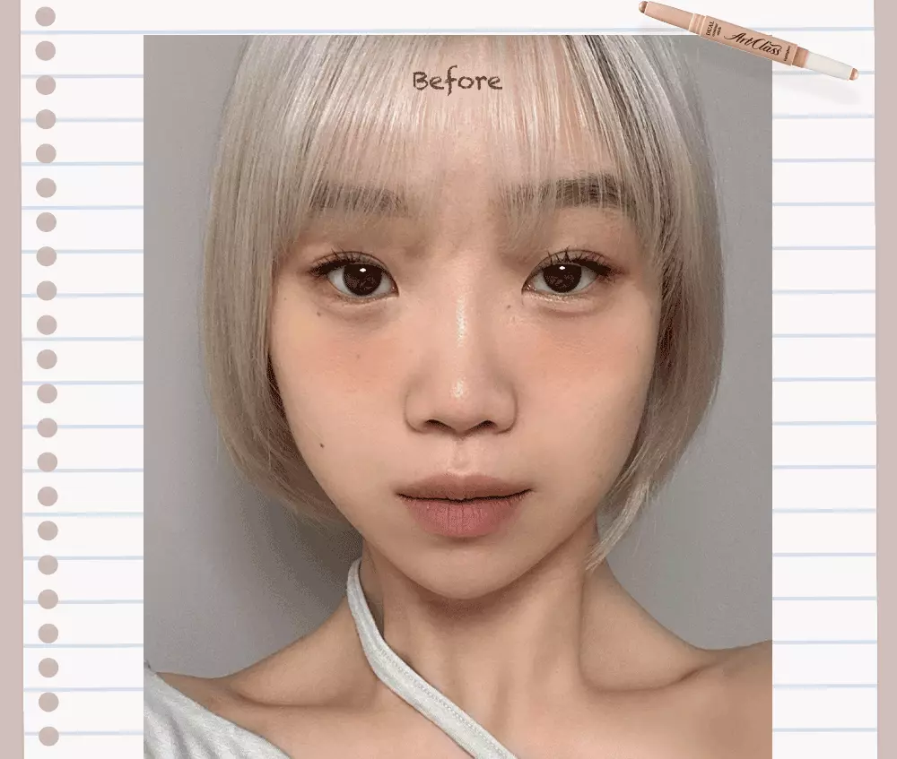 新色03入!韓國 Too Cool For School Art Class Dual Contour Stick 高光提亮 X 陰影 2合1 修容筆(#01-03)- 冷暖3色選擇