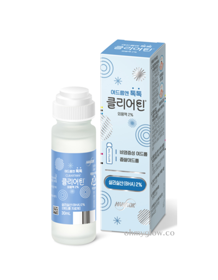 韓國藥房熱賣 HANDOK Acne Clearteen 水楊酸祛痘水 - 30ml