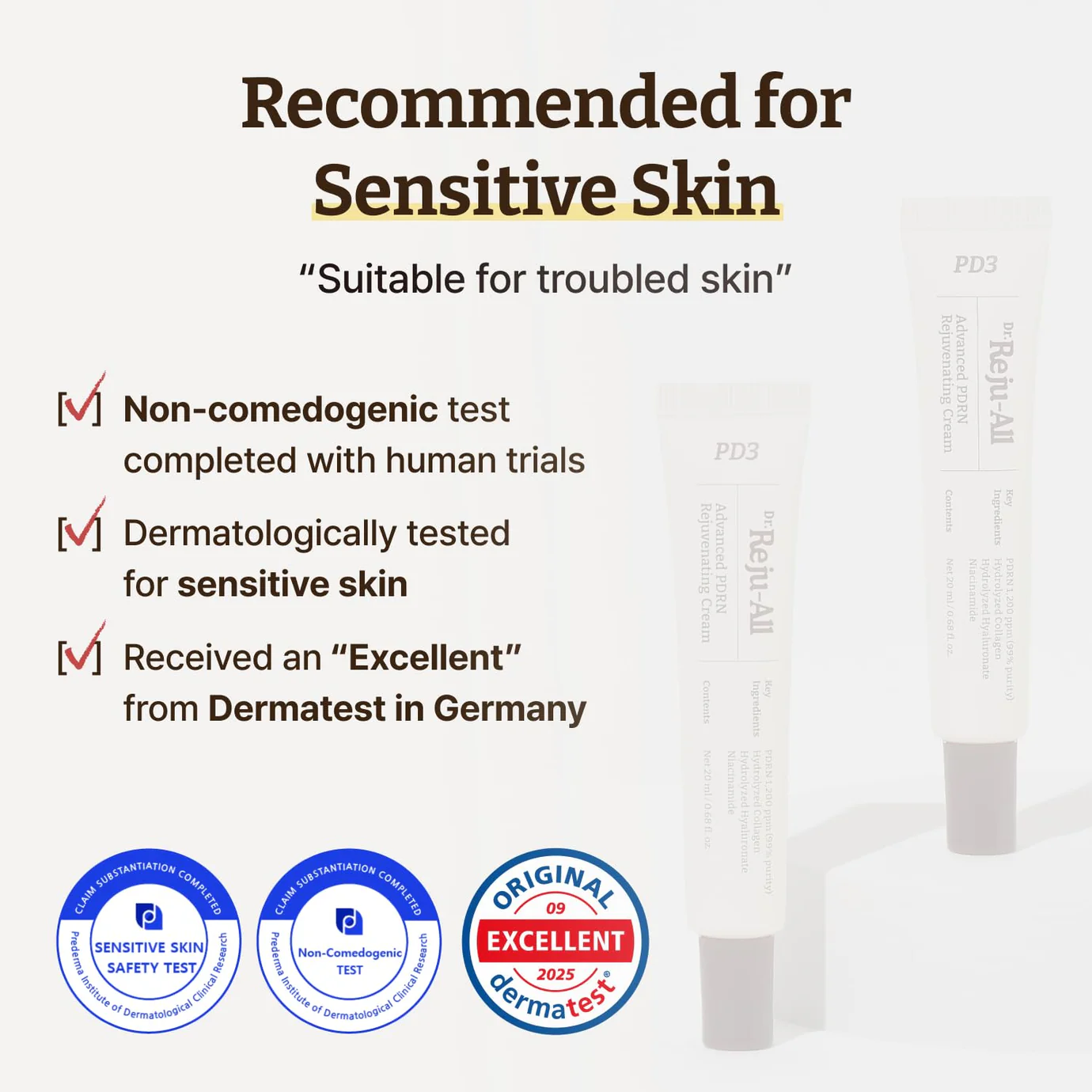 〖韓國藥房熱賣〗新版增量～Dr Rejuall Advanced PDRN Relief Cream 醫美級麗珠蘭成份高濃度PDRN再生修復霜 - 30ml