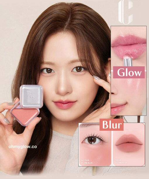 〖新增Blur霧面版〗韓國 Clio X 俞真 Essential Lipcheek Tap 多用途唇頰兩用胭脂霜(霧面/光澤) - 多色選擇