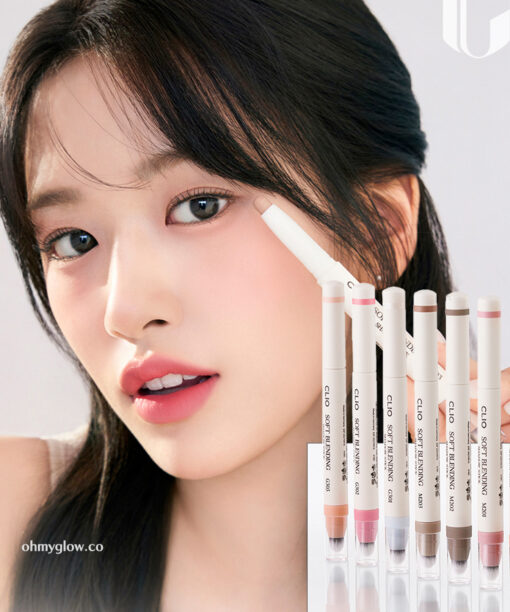 韓國 Clio Soft Blending Shadow Stick 柔滑眼影棒雙頭連暈染掃 - 多色選擇