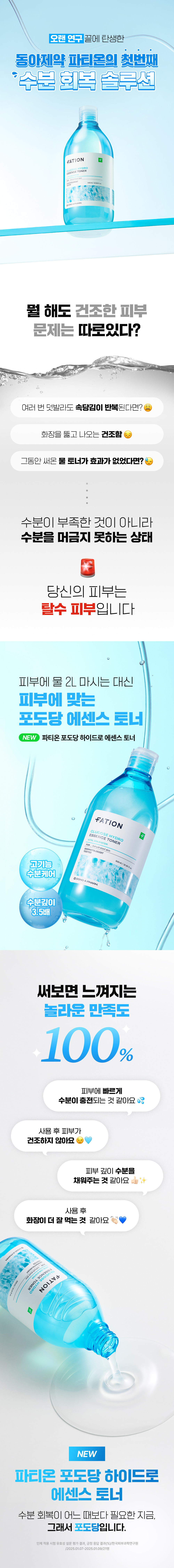 相等於飲2公升水💦~東亞製藥出品 FATION Clucose Hydro Essence Toner 葡萄糖💦水庫高效保濕鎖水爽膚水 - 大容量 500ml