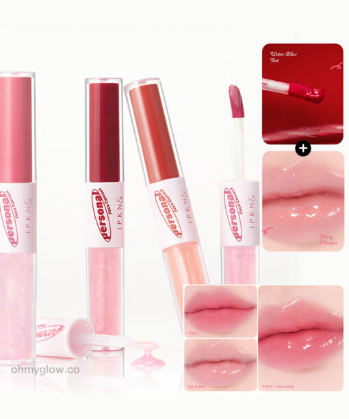 韓國 DAISO IPKN& Personal Tone Tinted Gloss Duo 個人色彩唇釉唇蜜雙色雙效2合1- 4色調選擇