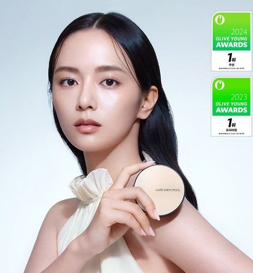 🏆殿堂級氣墊 ～韓國 JUNG SAEM MOOL Essential Skin Nuder Cushion SPF50+ PA+++ 持久遮瑕裸膚自然光澤氣墊連補充裝 - 8色選擇