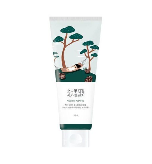 痤瘡痘痘肌護理～韓國 RoundLab Pine Calming CICA Cleanser 松樹積雪草鎮靜袪痘清爽潔面乳 - 150ml