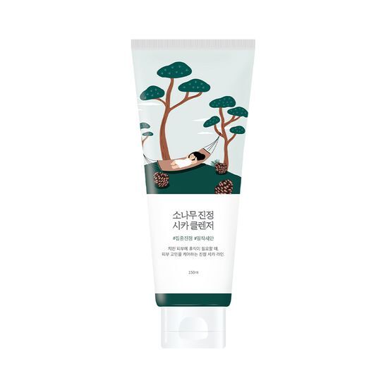 痤瘡痘痘肌護理～韓國 RoundLab Pine Calming CICA Cleanser 松樹積雪草鎮靜袪痘清爽潔面乳 - 150ml
