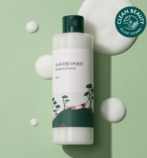 韓國 Round Lab Pine Calming CICA Lotion 松樹積雪草鎮靜舒敏保濕乳液 - 250ml