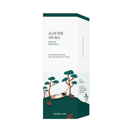 泛紅鎮靜～韓國 Round Lab Pine Calming CICA Toner 松樹積雪草鎮靜舒敏清爽水潤爽膚水 - 250ml