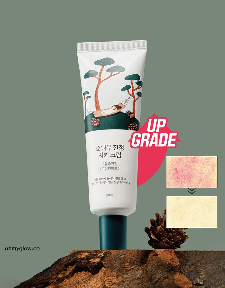 韓國 Round Lab Pine Calming CICA Cream 松樹積雪草集中鎮靜袪痘面霜 - 50ml