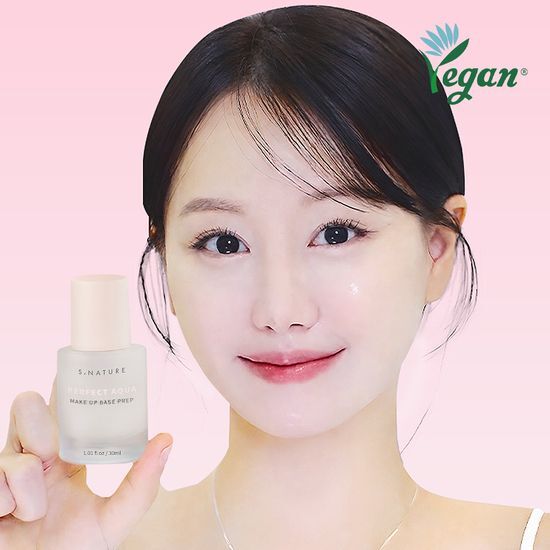 剝殼雞蛋水光底妝～Fix卡粉問題～韓國 S.NATURE Perfect Aqua Make Up Base Prep 水亮保濕貼服不脫妝前底霜乳 - 30ml剝殼雞蛋水光底妝～Fix卡粉問題～韓國 S.NATURE Perfect Aqua Make Up Base Prep 水亮保濕貼服不脫妝前底霜乳 - 30ml